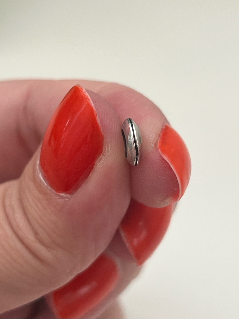 Pandora Spacer Stripe Charm, 925, Sterling Silver, Collectible